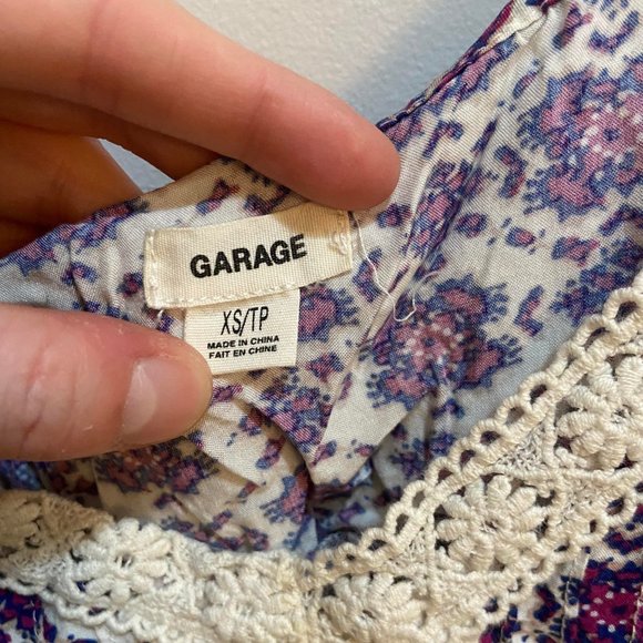 Purple Crop Top, size XS - Picture 2 of 2